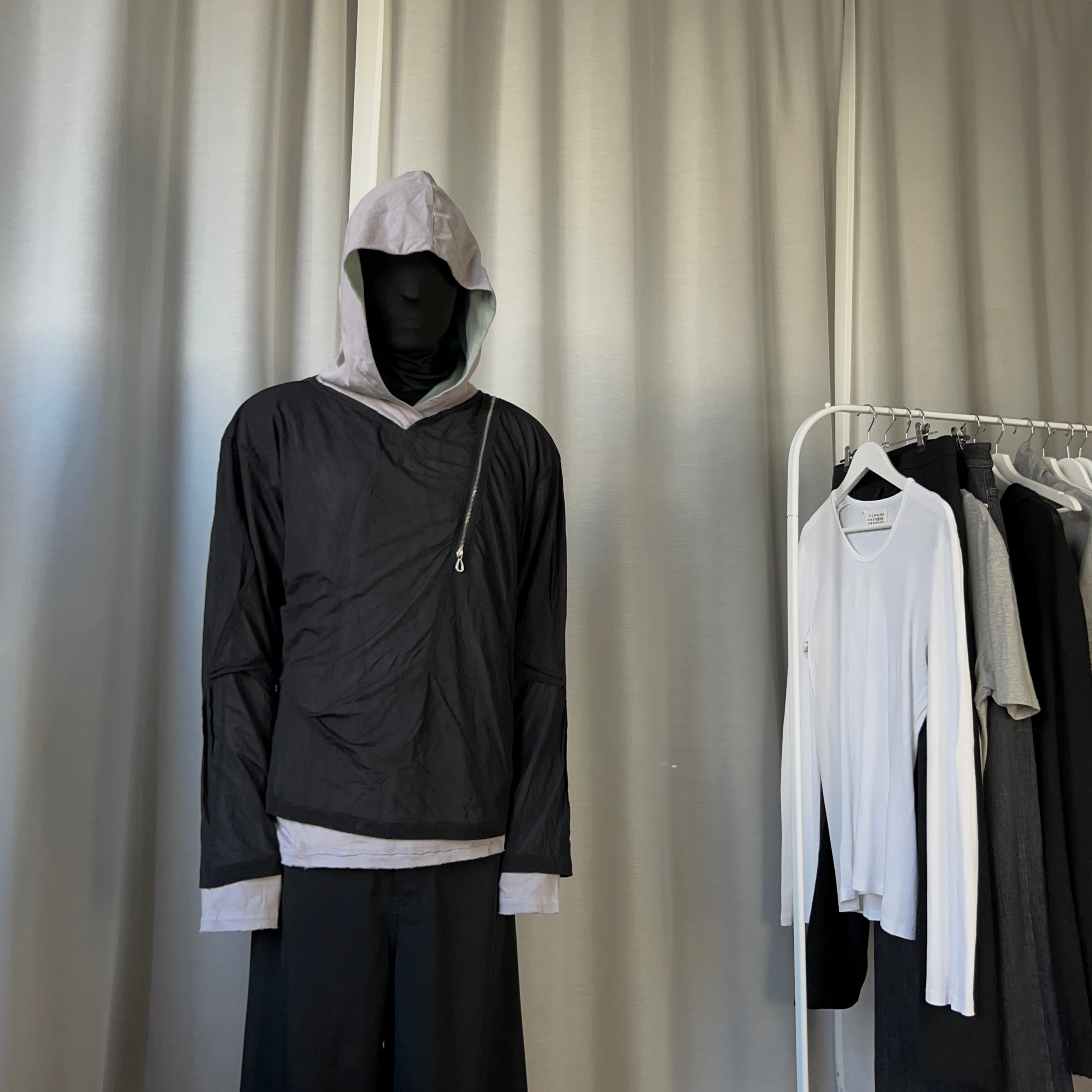 Vertical Rags - Kiko Kostadinov Knox Mesh Hoodie - AW24