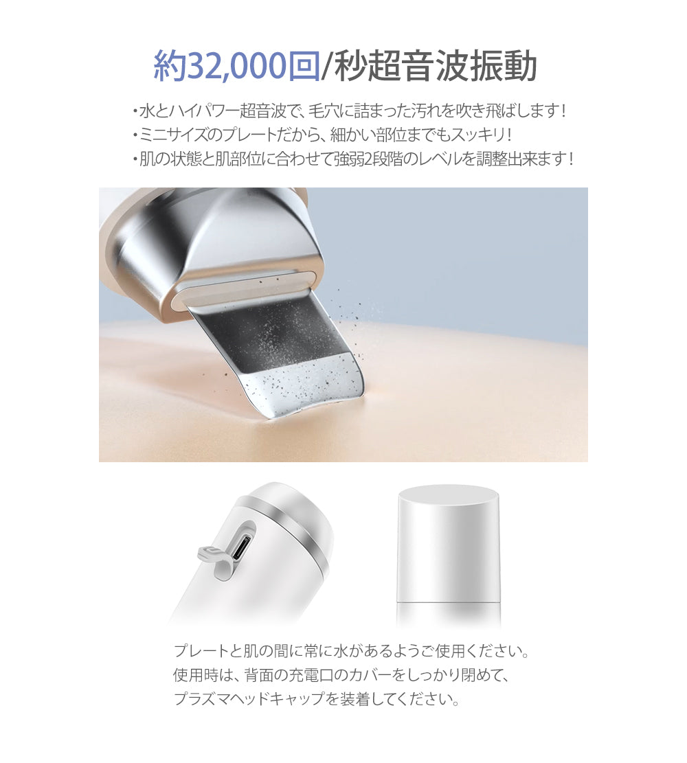 数量限定】プラズマ美顔器RISE R1 ［パールディープブルー