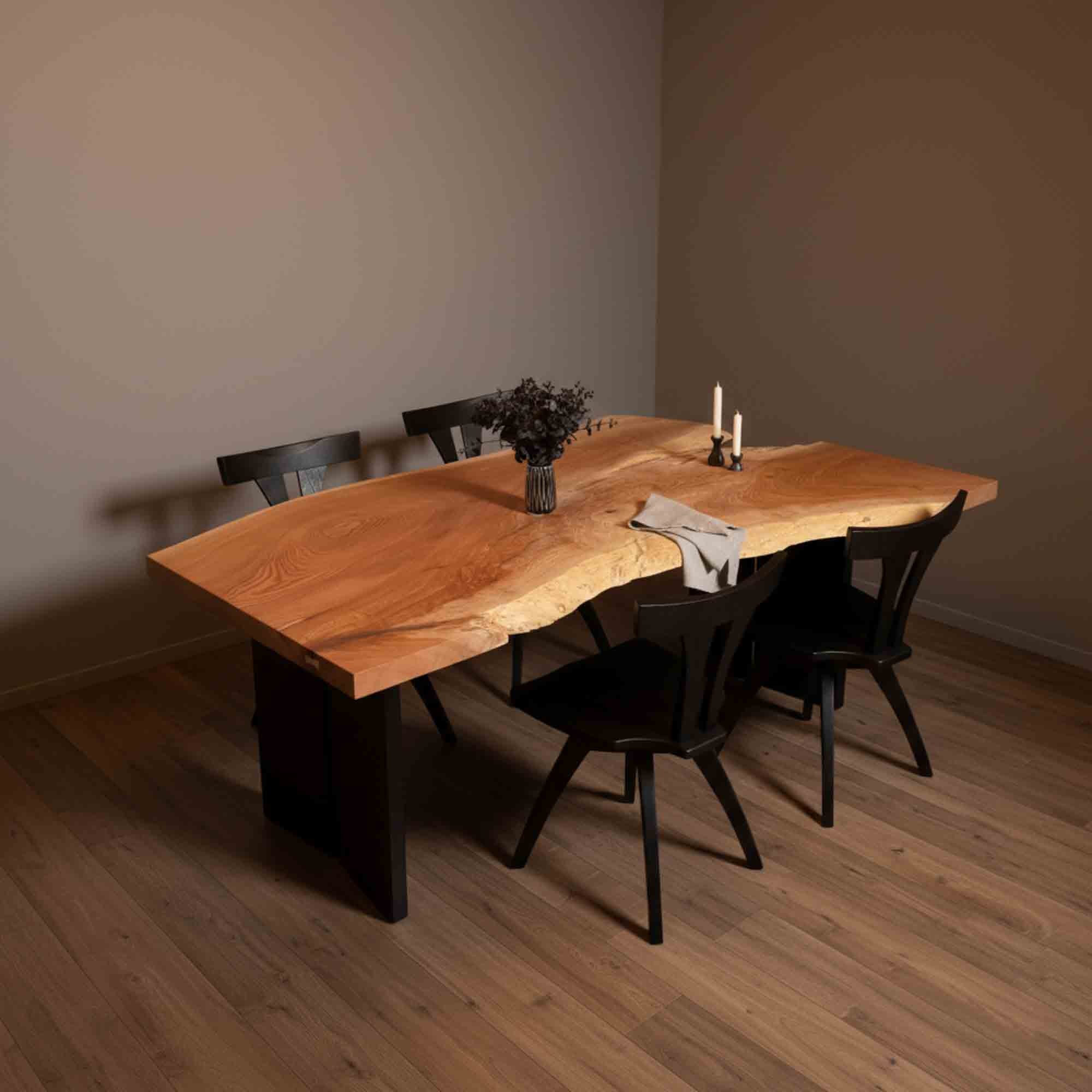 KIDOMEIMOKU 欅一枚板ダイニングテーブル｜200cm(6人掛け) – 【公式