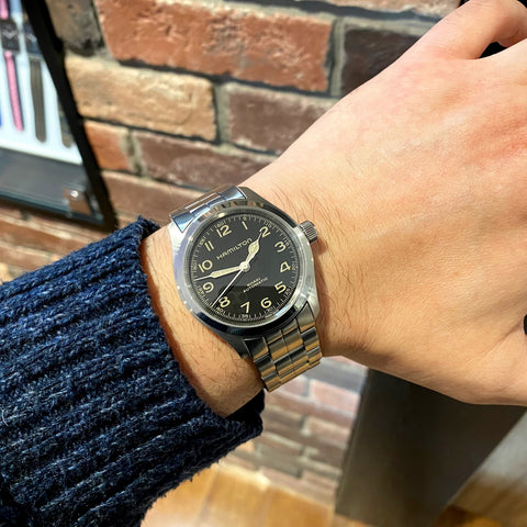 名作『ハミルトンマーフ38』にメタルブレスは装着可能か？ | 腕時計