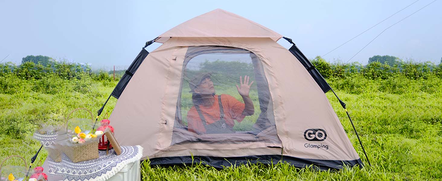 絶版品25%OFF】RAKUEN ワンタッチテント 1-2人用 – GOGlamping