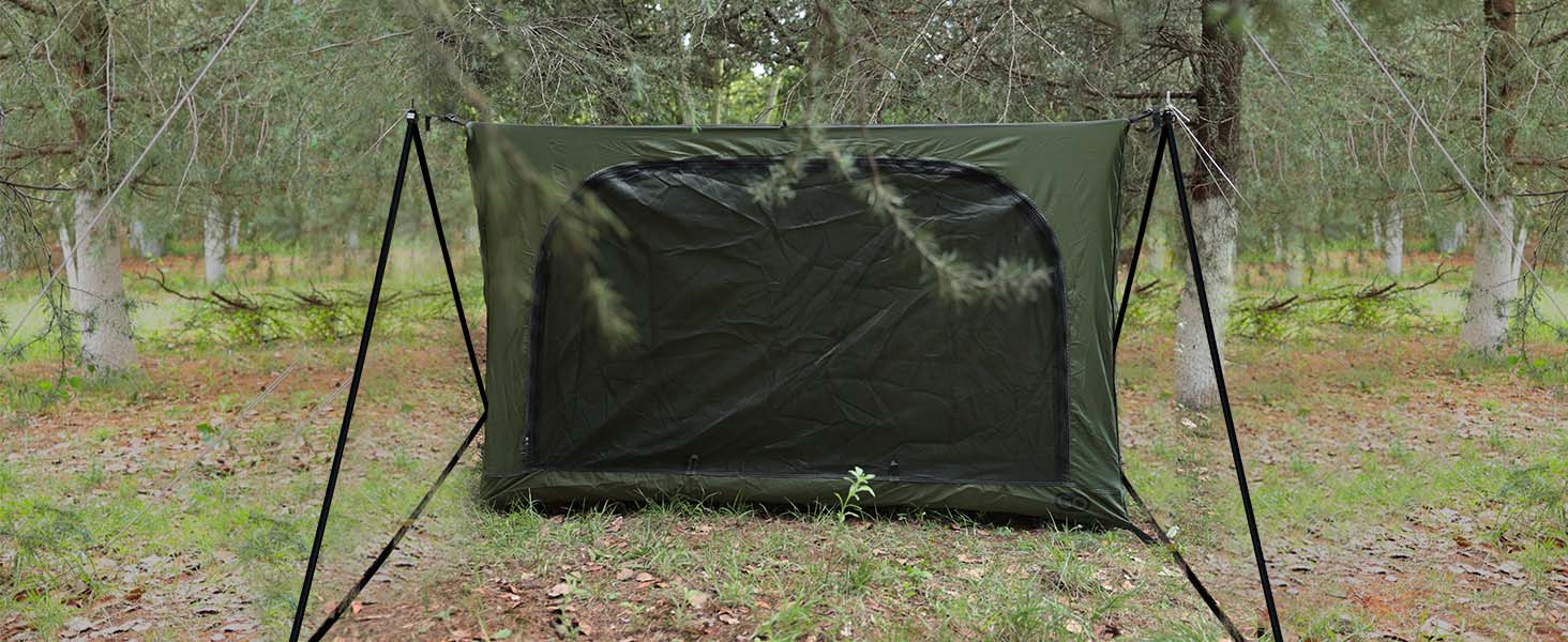 タイムセール中】G・G PUP/2.0パップテント専用の二又ポールと横接続