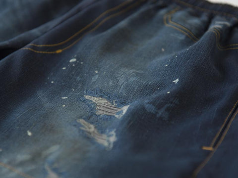 WILD DRY DENIM ランニングパンツ IV 6ポケット ショート デニムパンツ