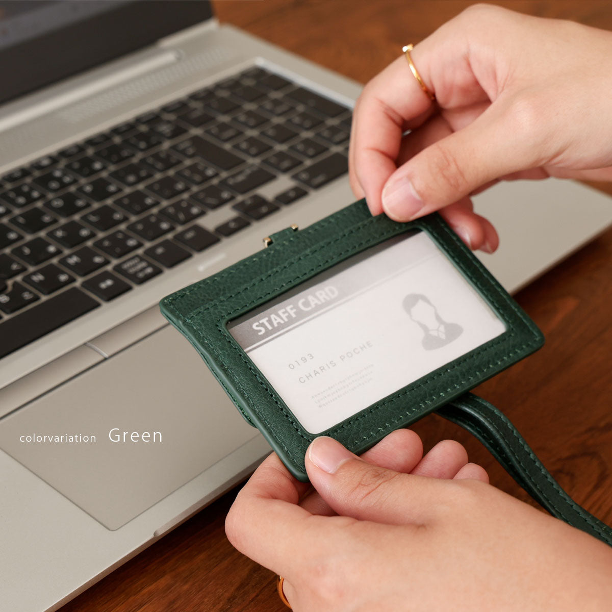 本革 レディース IDカードケース 定期いれレザー カードケース