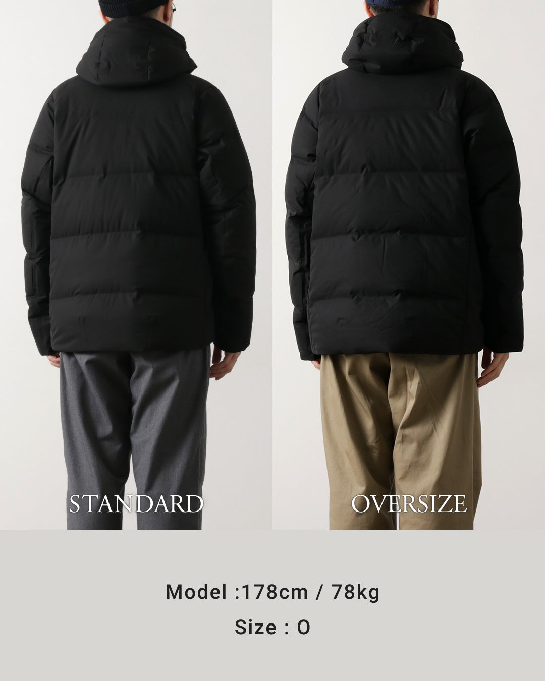 水沢ダウン】デサントのマウンテニア vs オーバーサイズモデル サイズ