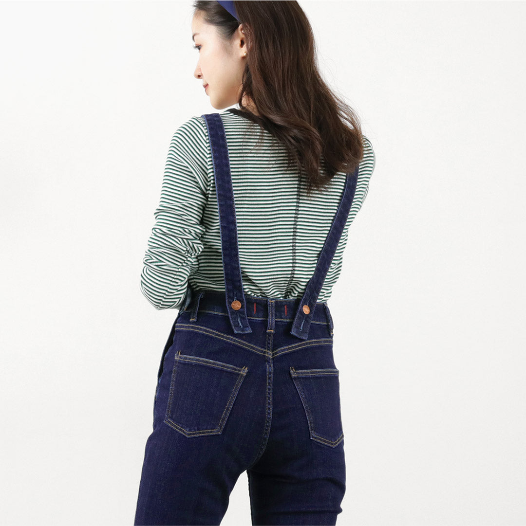 50％OFF】RED CARD（レッドカード） Lauryn スリム オーバーオール