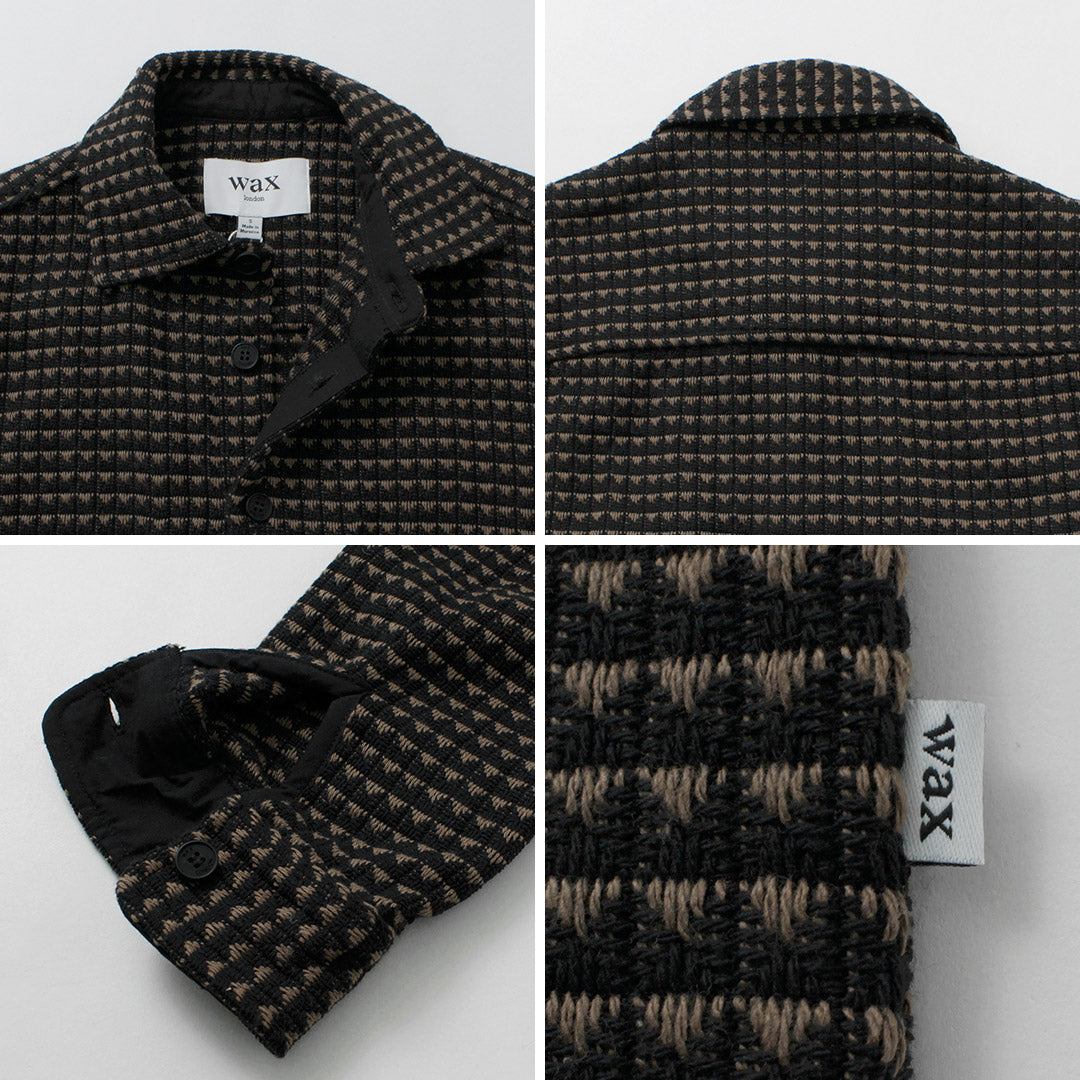WAX LONDON（ワックスロンドン） ホワイティング オーバーシャツ