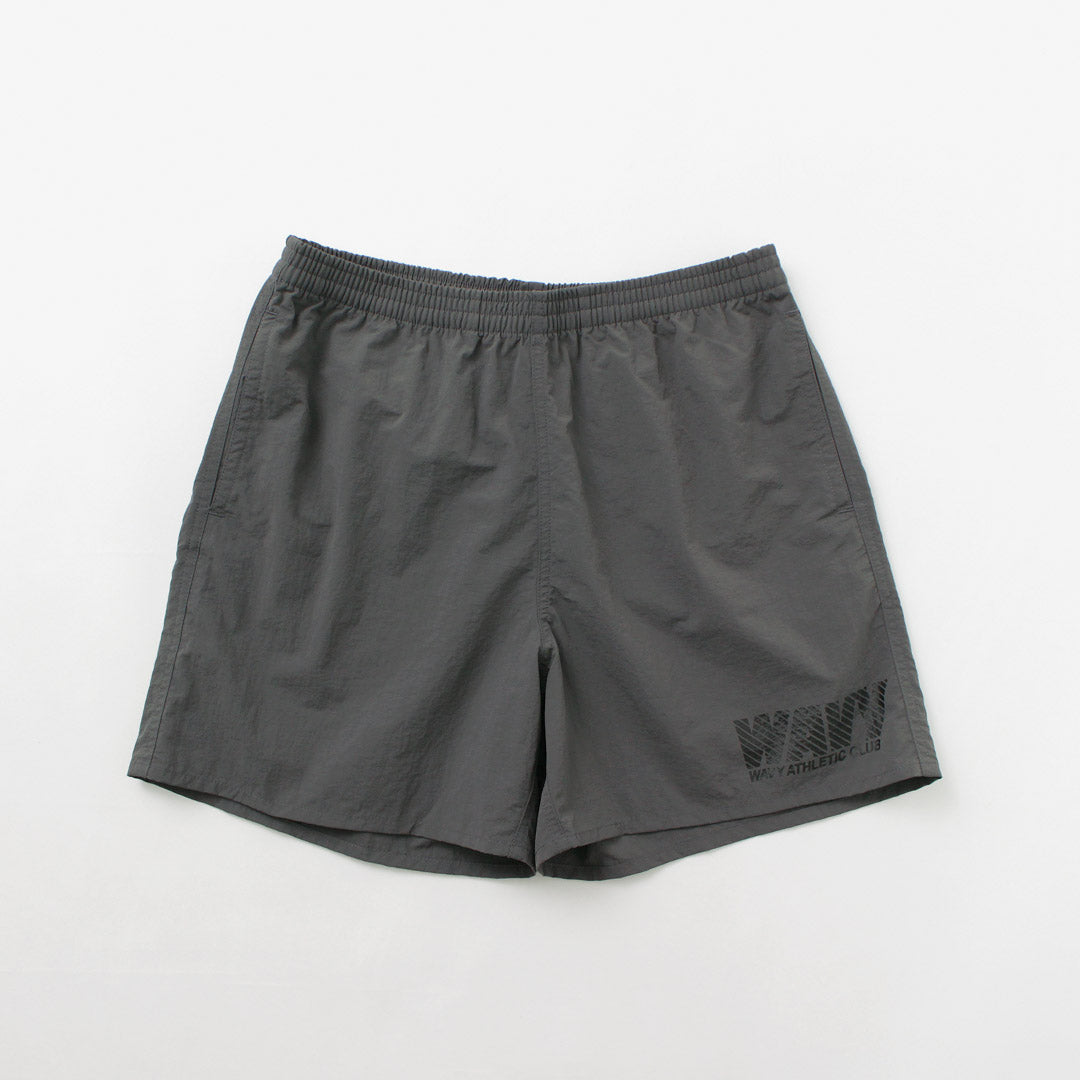 KHA:KI（カーキ） Q.D. ナイロン ショーツ WAVY / レディース ハーフ