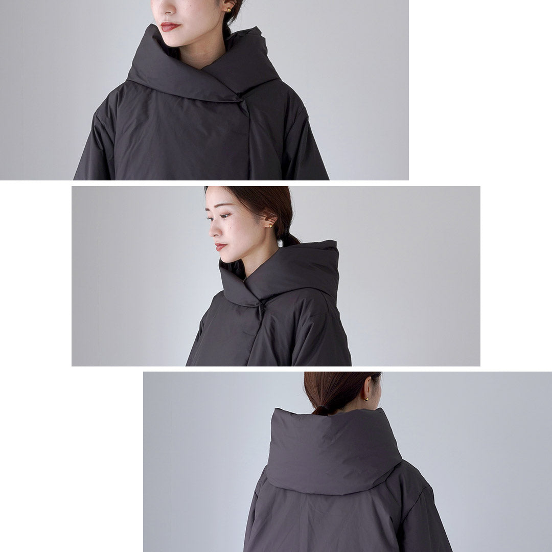 mizuiro ind（ミズイロインド） フード ショートダウン / レディース