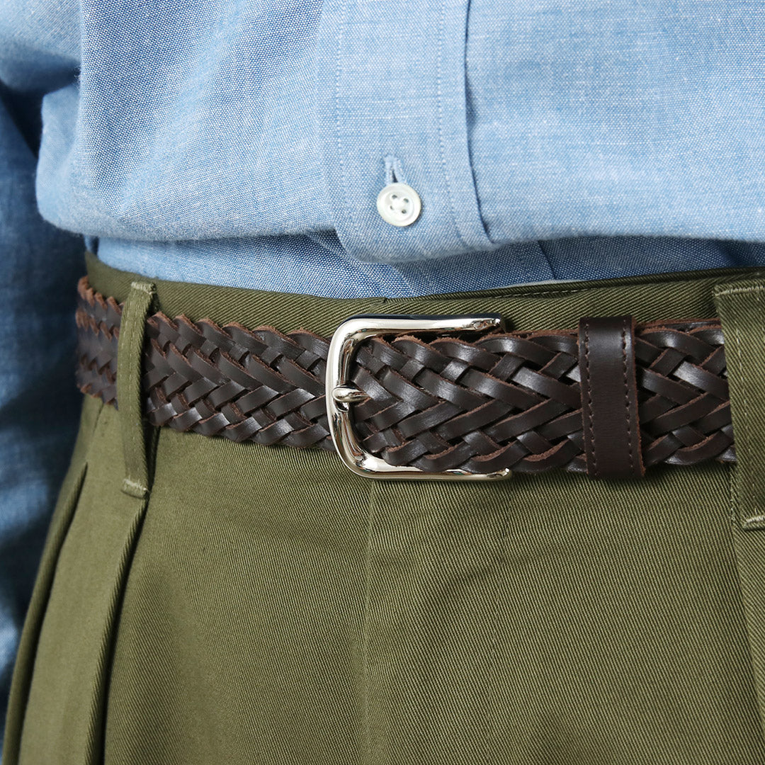 GLENROYAL（グレンロイヤル） ブライドルレザー メッシュベルト