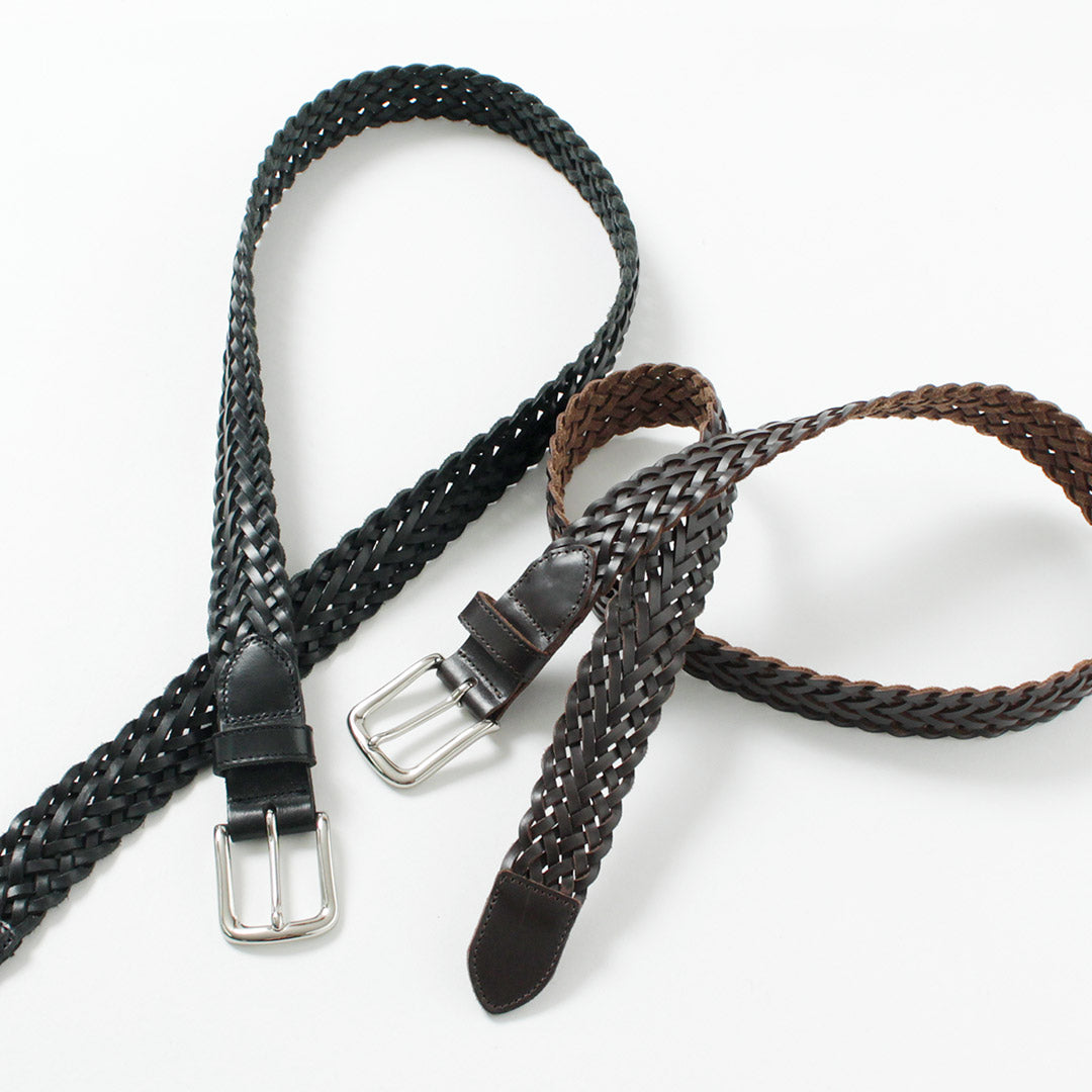 GLENROYAL（グレンロイヤル） ブライドルレザー メッシュベルト