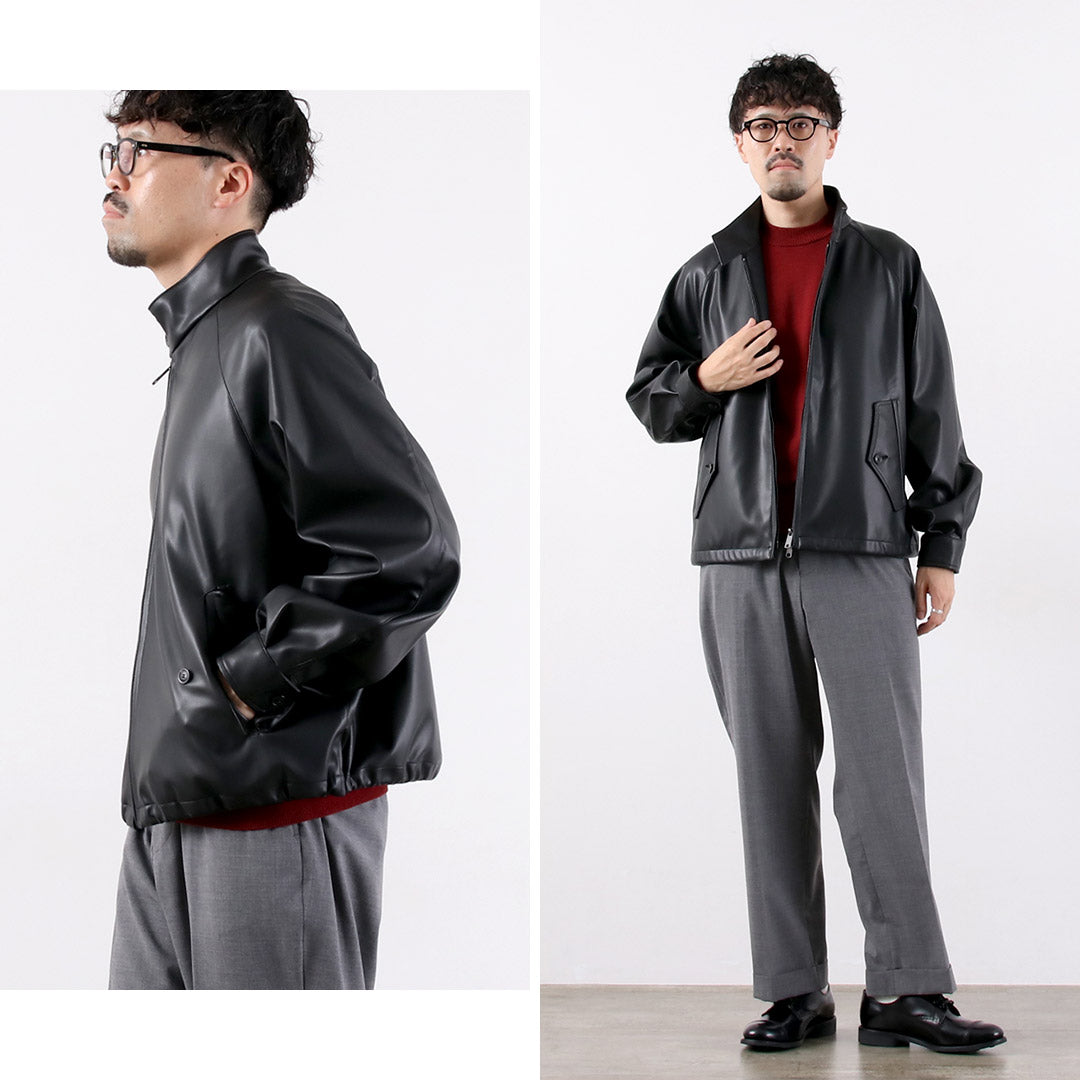 BARACUTA（バラクータ） G4 ボックスジャケット フェイクレザー