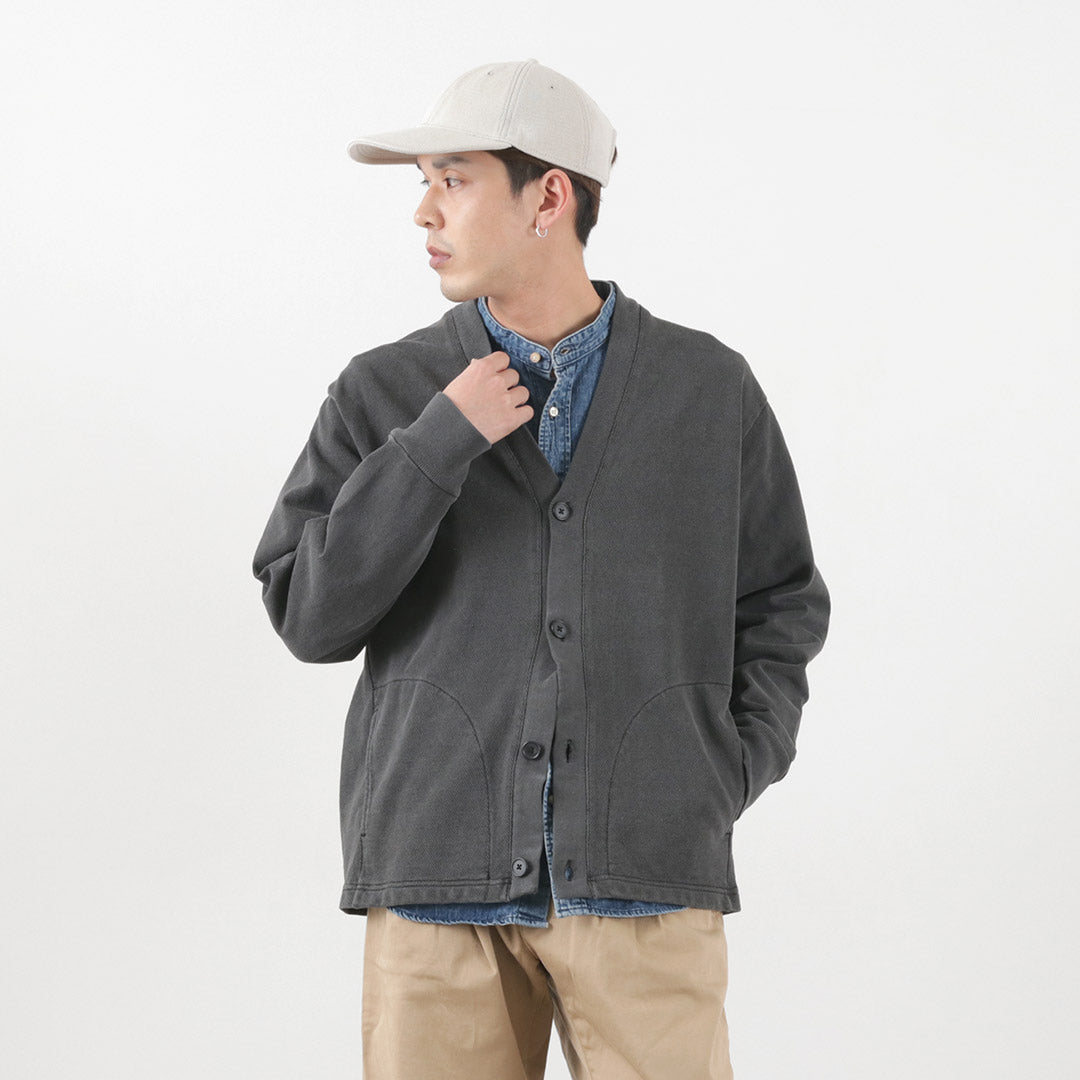 70％OFF】SI（エスアイ） モス ステッチ ピグメント カーディガン