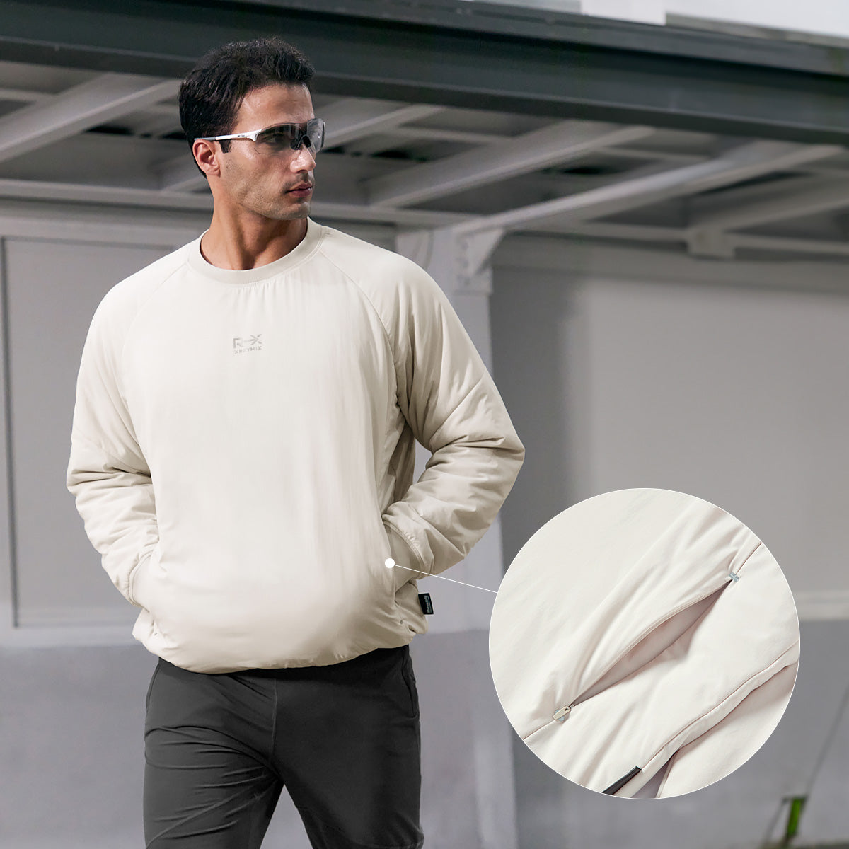 XEXYMENS XWMMT01J3 RX 保温&撥水 ダウン 長袖