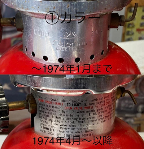 Coleman ランタン モデル】 コールマン 200A ホワイトボーダー｜ 特徴