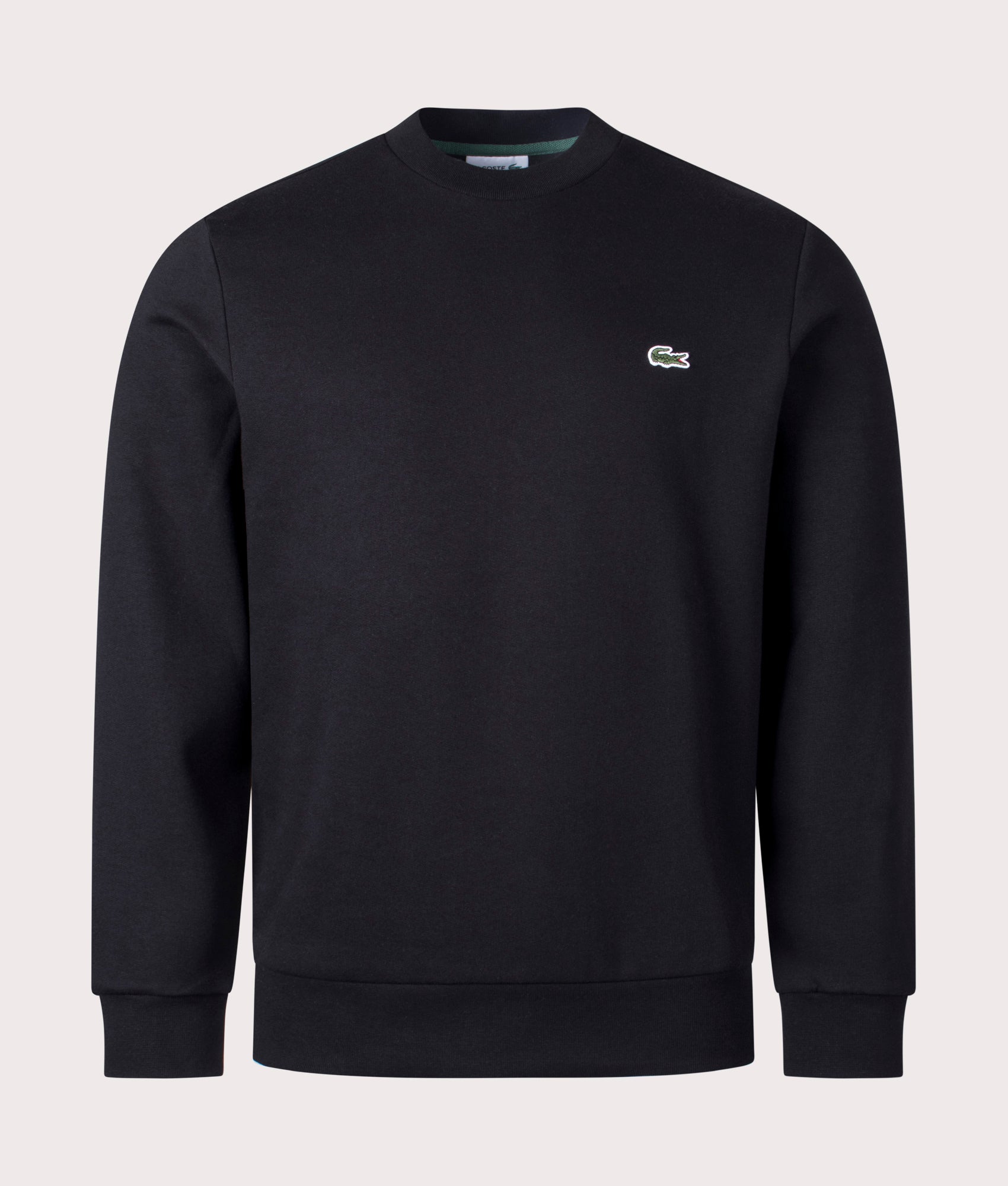 Relaxed Fit Brushed Cotton Sweatshirt Navy Blue | Lacoste | EQVVS