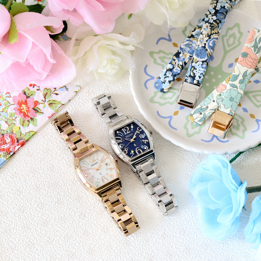 リバティ・ファブリックスの花々が彩る セイコー ルキア SSQW103「限定