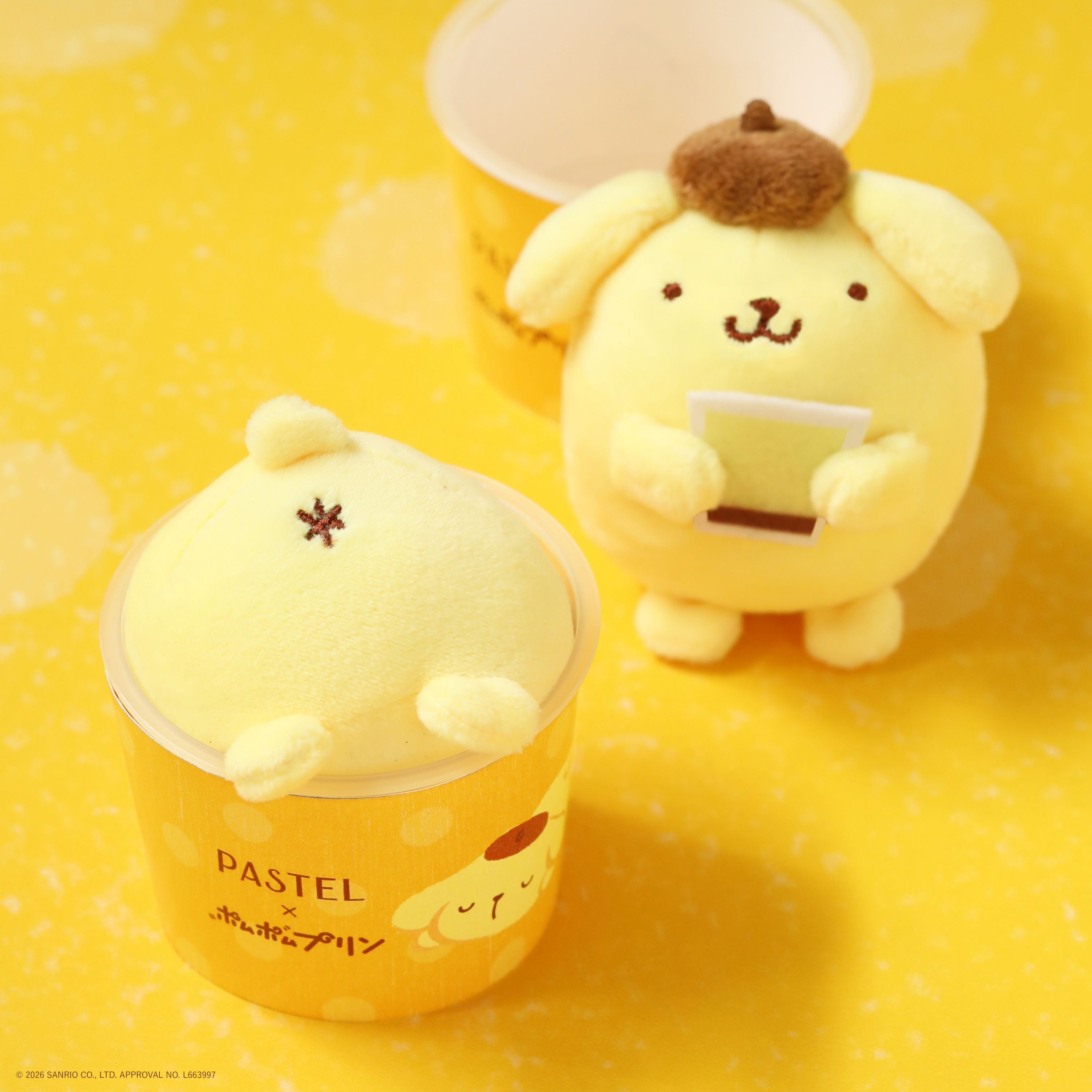 オンライン限定グッズ】🍮PASTEL×ポムポムプリン🍮クッションセット