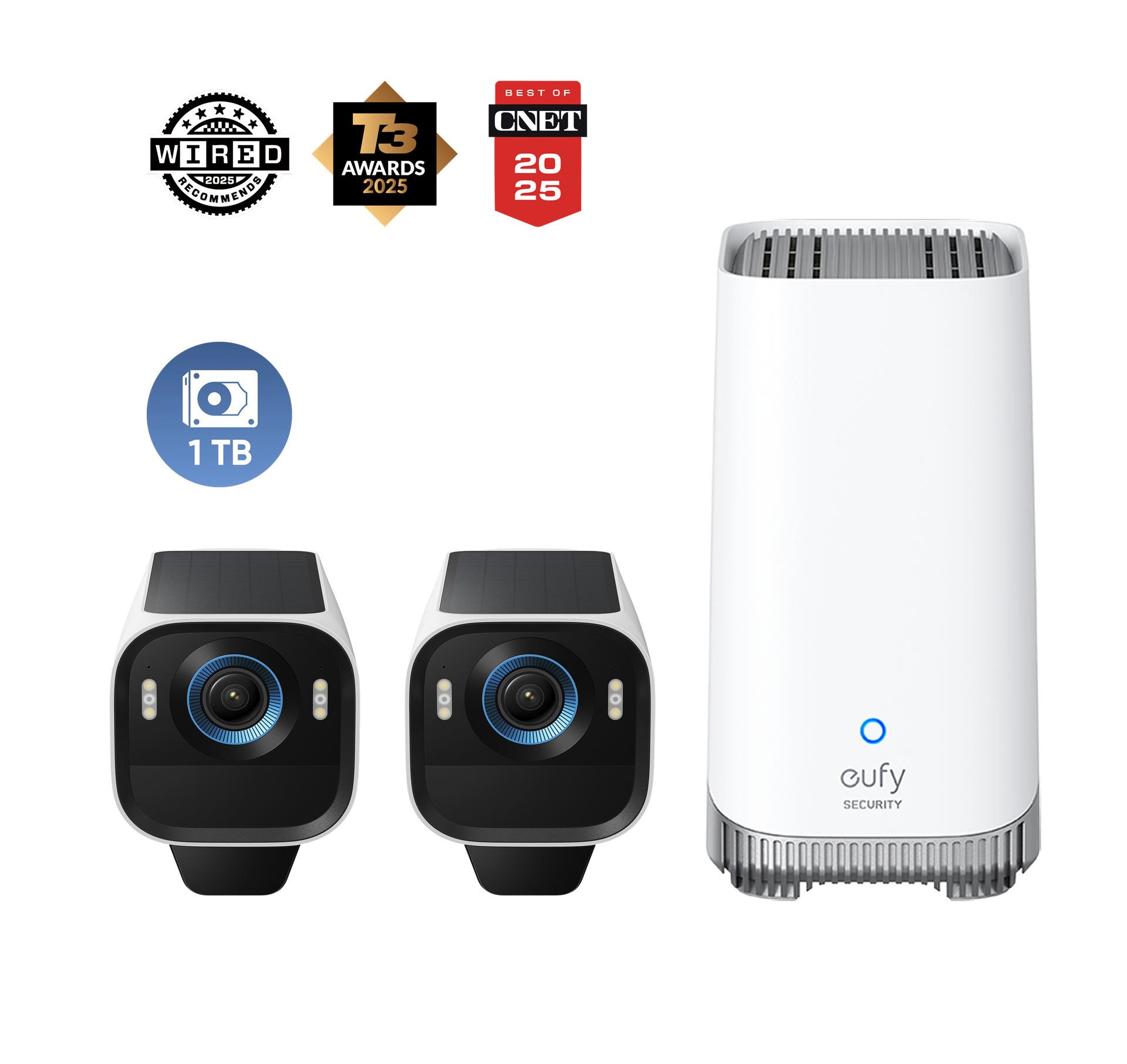 eufyCam S3 Pro 2-Cam Kit + HomeBase 3 - eufy US