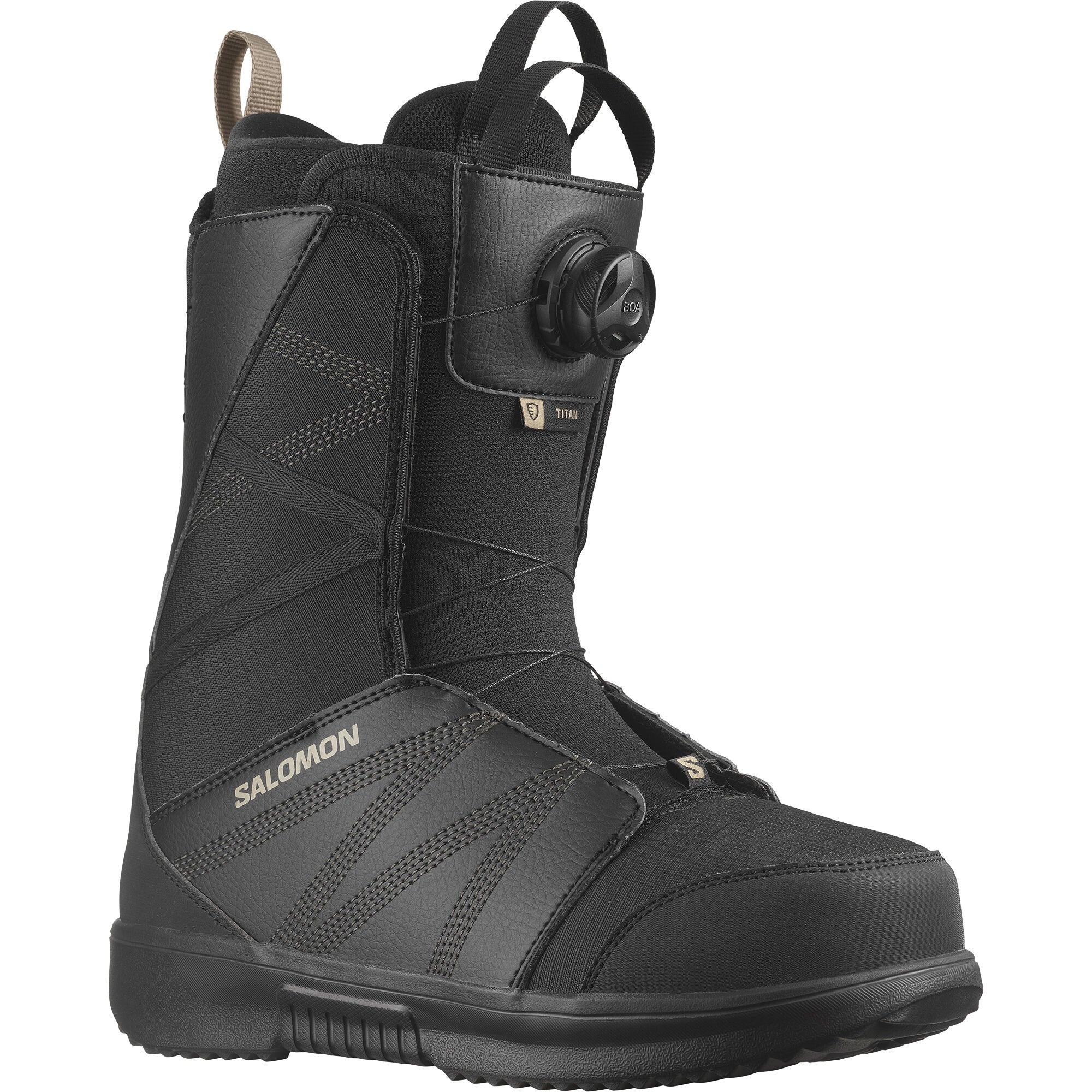 Salomon Launch Boa SJ Boa Snowboard Boots - Black/Black/Black
