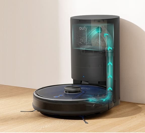 Eufy RoboVac L35 Hybrid+ | ゴミ捨てまで任せられる、ロボット掃除機