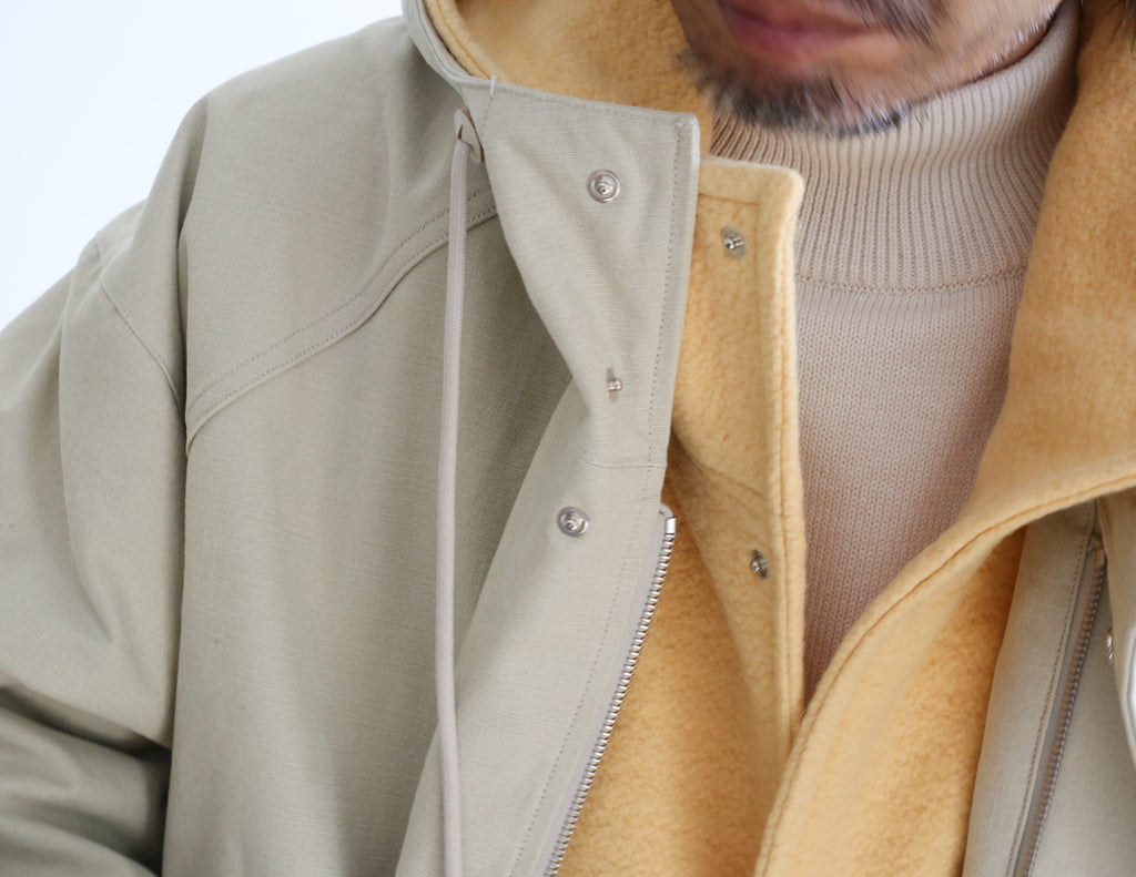 AURALEE WASHED HEAVY CANVAS LINER COAT – Chum!