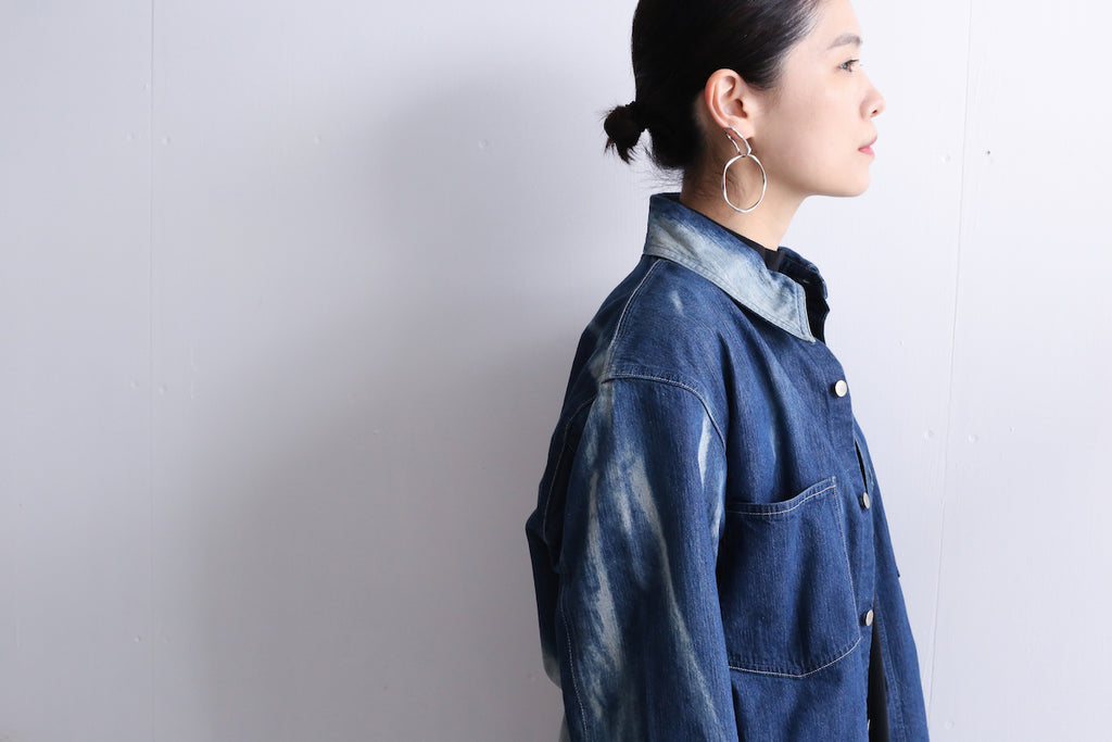 AURALEE SUN FADE BLEACH LIGHT DENIM SHIRTS BLOUSON/5P PANTS – Chum!