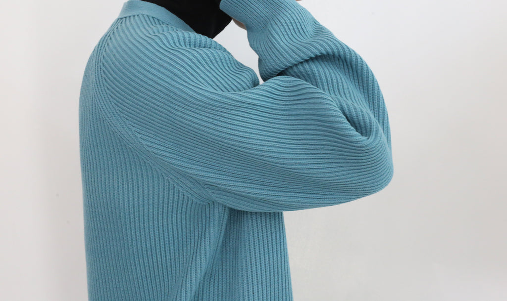 AURALEE SUPER FINE WOOL RIB KNIT BIG CARDIGAN – Chum!