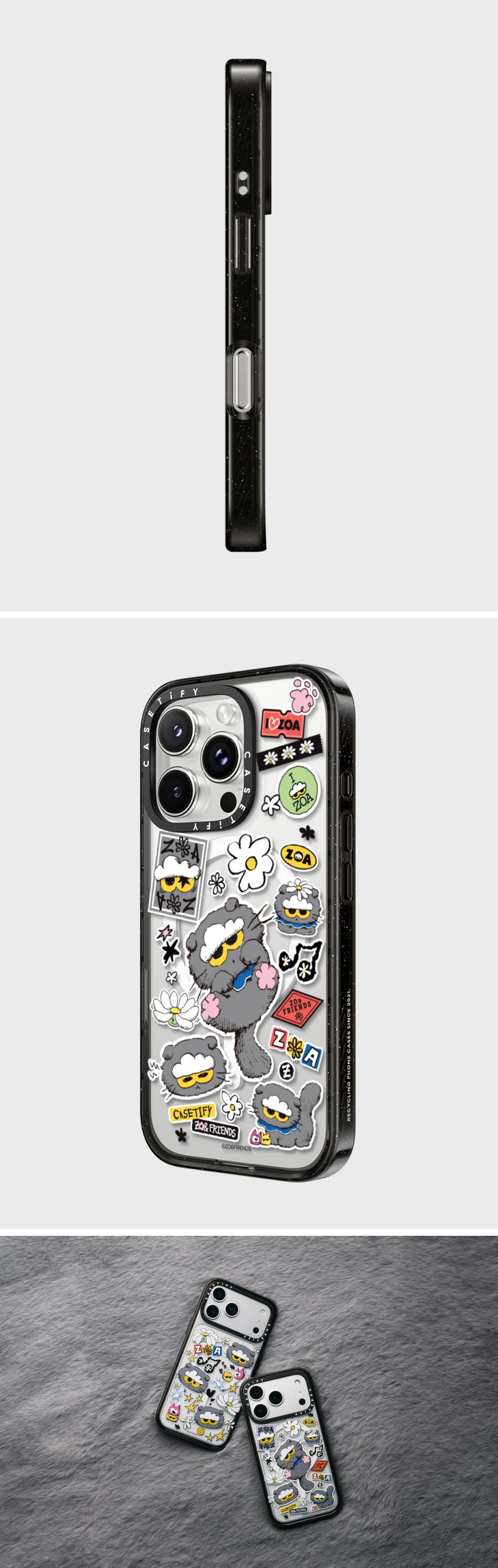 ZO&FRIENDS X CASETiFY ZOA Sticker Case (iPhone 16 Pro) – LINE