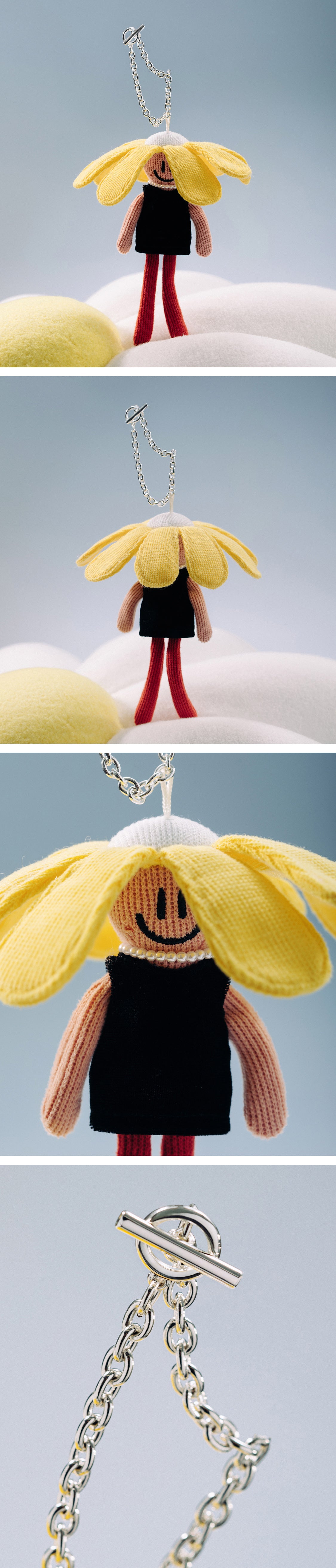 Limited Pre-order] ZO&FRIENDS A&NE KNIT PLUSH KEYRING – LINE