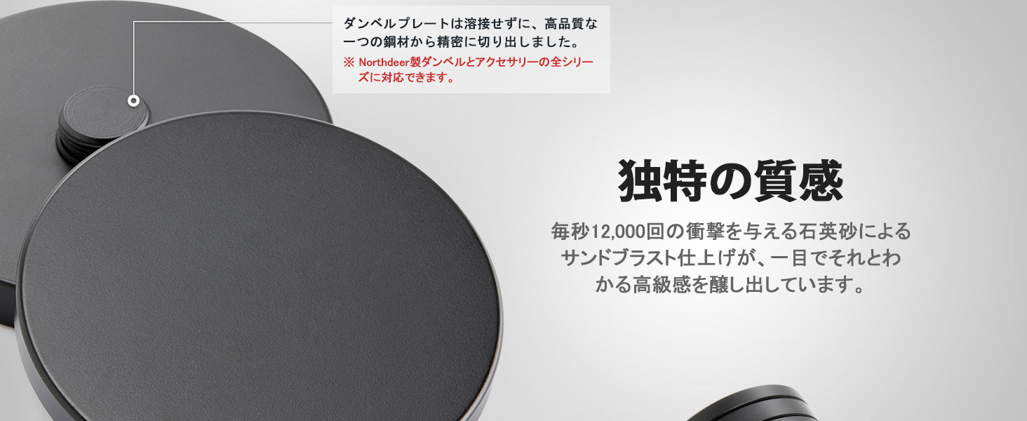 Northdeer 第二世代・可変式ダンベル・ブラック版 2.5kg/3kg/5.5kg/7.5