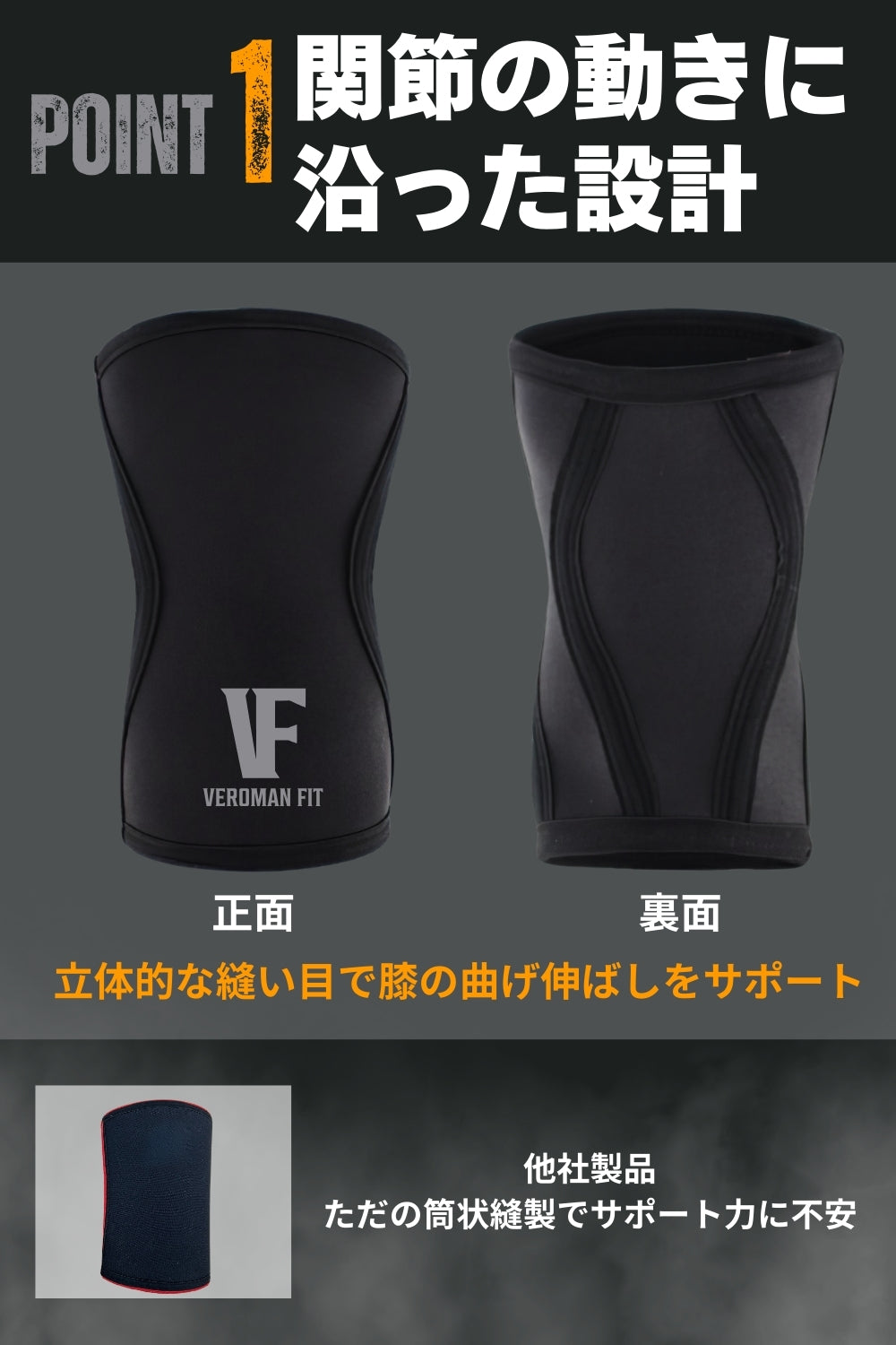 ニースリーブ（ひざ）ppi-gear008 – VEROMAN FIT