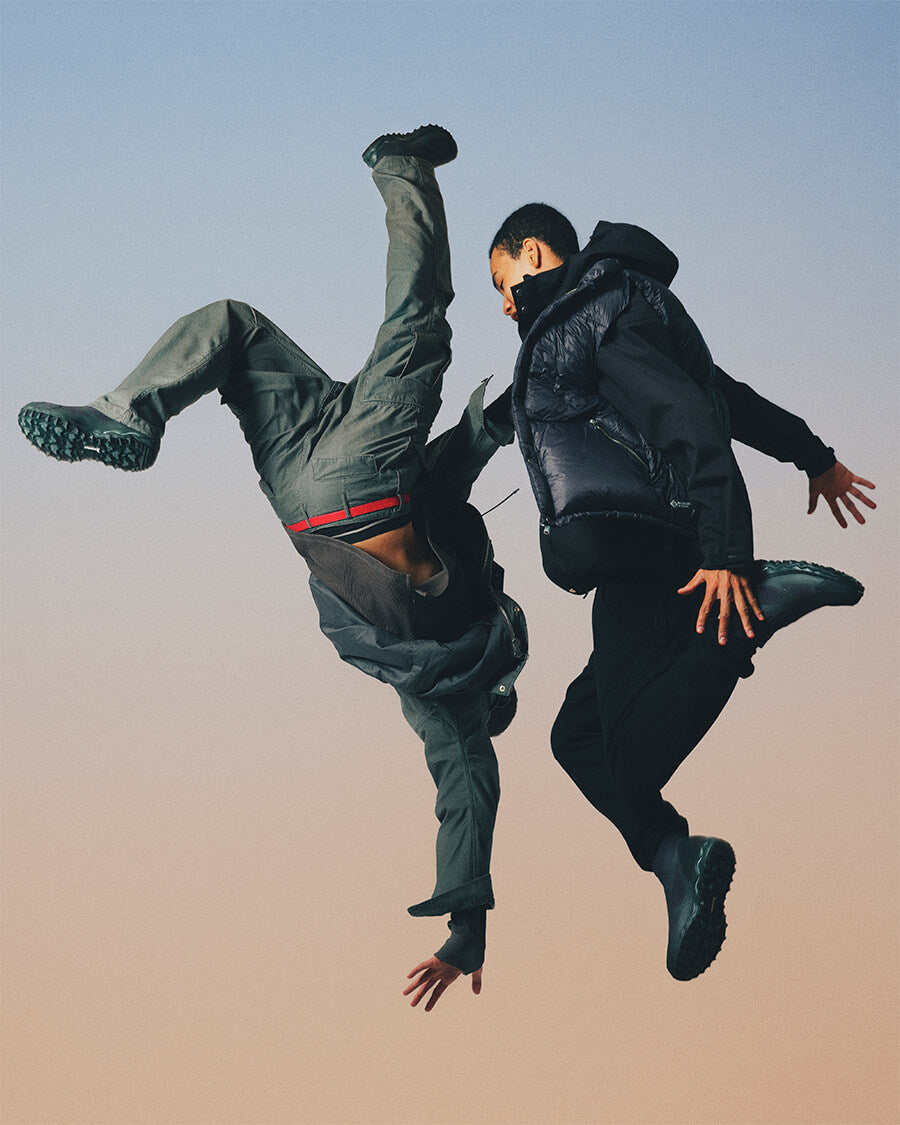 Mizuno × nonnative WAVE MUJIN TL MID GTX nonnative “BLACK