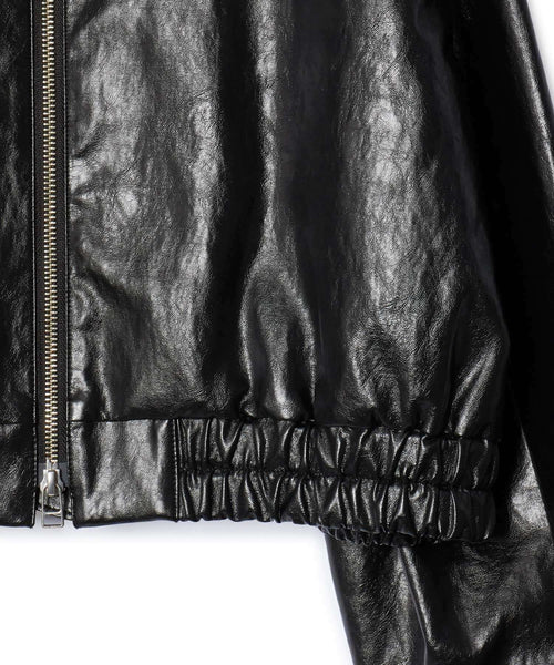 ADAM ET ROPÉ FEMME(アダム エ ロペ ファム) / フェイクレザーショート