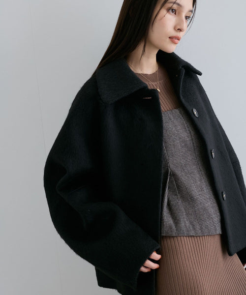 VIS(ビス) / シャギーオーバーライズミディアム丈ブルゾン (ジャケット