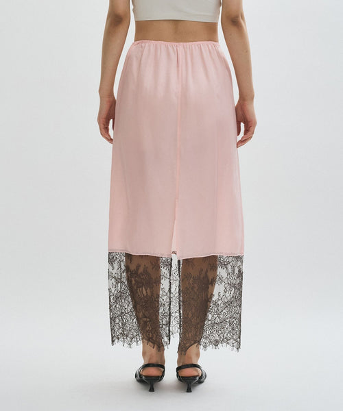 EMOELLE(エモエレ) / 【EMOELLE】キュプラレースイージースカート