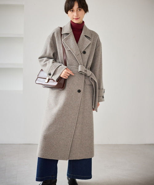 ROPÉ PICNIC(ロペピクニック) / JAPAN FABRIC スタンドカラーロング