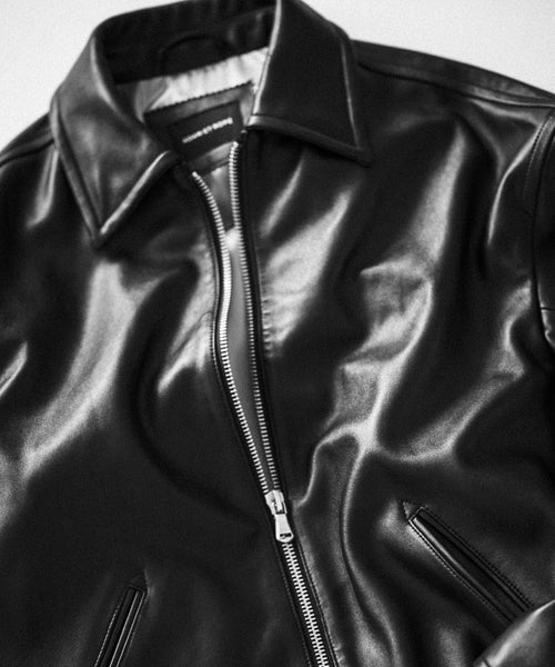 ADAM ET ROPÉ HOMME(アダム エ ロペ オム) / ラムレザー ジップアップ