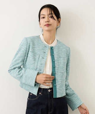 ROPÉ(ロペ) ノーカラージャケット 通販｜J'aDoRe JUN ONLINE