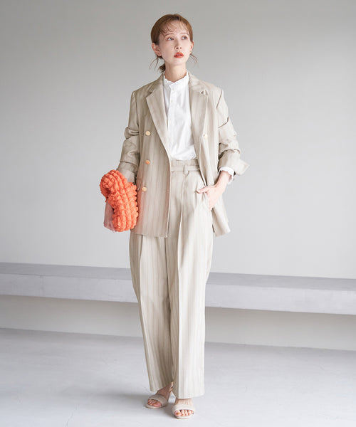 ROPÉ PICNIC(ロペピクニック) / セットアップ対応/無地＆ストライプ金