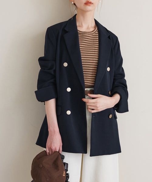 ROPÉ PICNIC(ロペピクニック) / セットアップ対応/無地＆ストライプ金