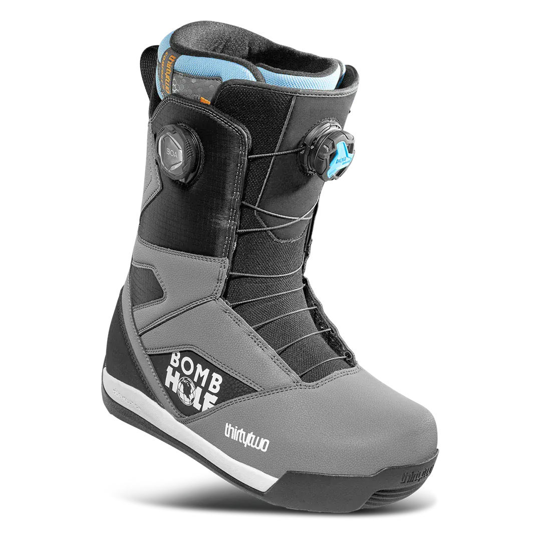 Men's STW Boa® x Bombhole Boots Grey/Blue | thirtytwo US