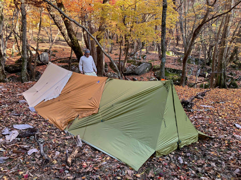 Finetrack ツェルトⅡロングの多彩な設営バリエーション－Hiker's