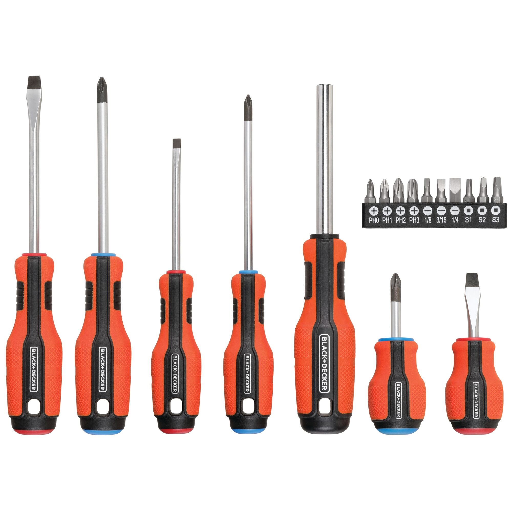 Screwdriver, Push And Pick, 7 Bit | BLACK+DECKER