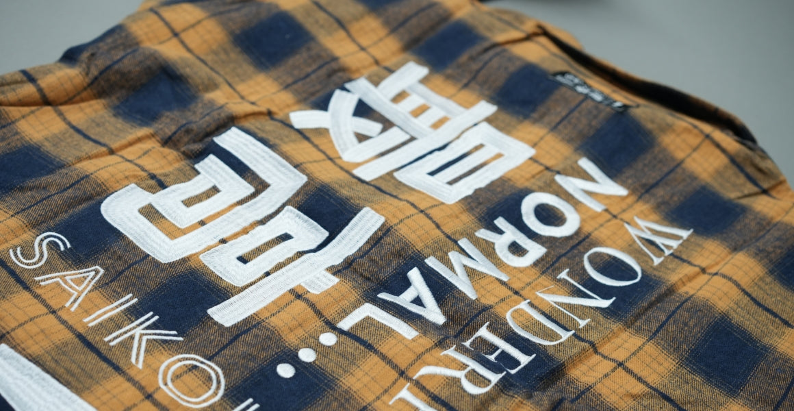 刺繍ネルシャツ | 大阪サウナDESSE