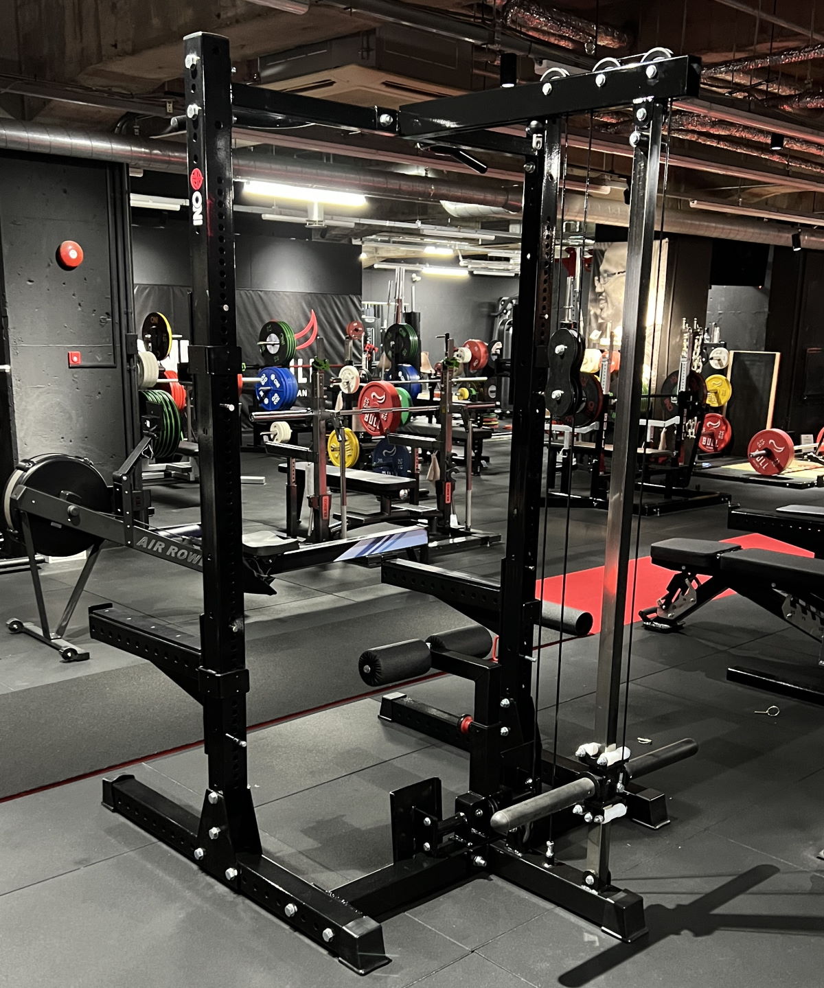 ラットマシンロープーリーアタッチメント スクワットスタンド専用