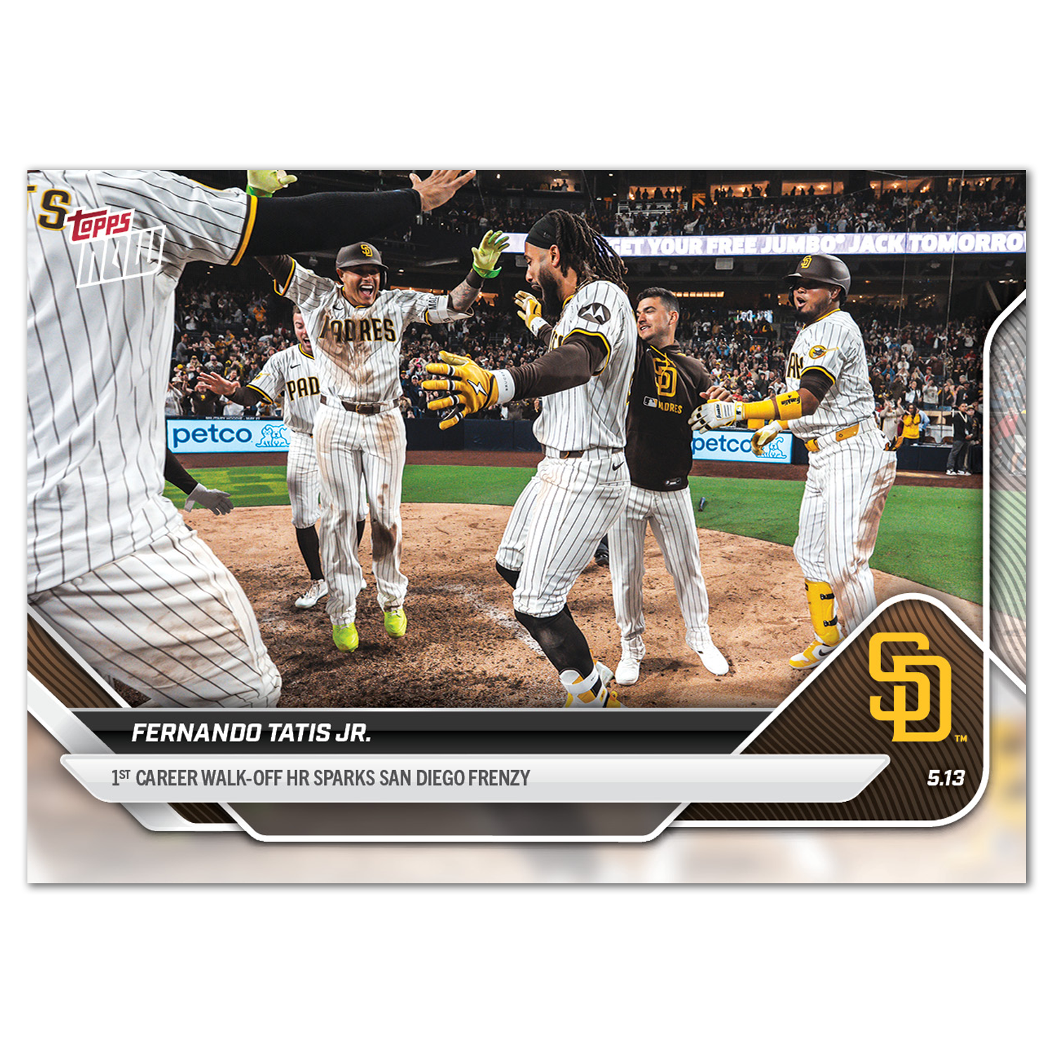Fernando Tatis Jr. - 2025 MLB Topps NOW® - Card 174 - PR: 1634
