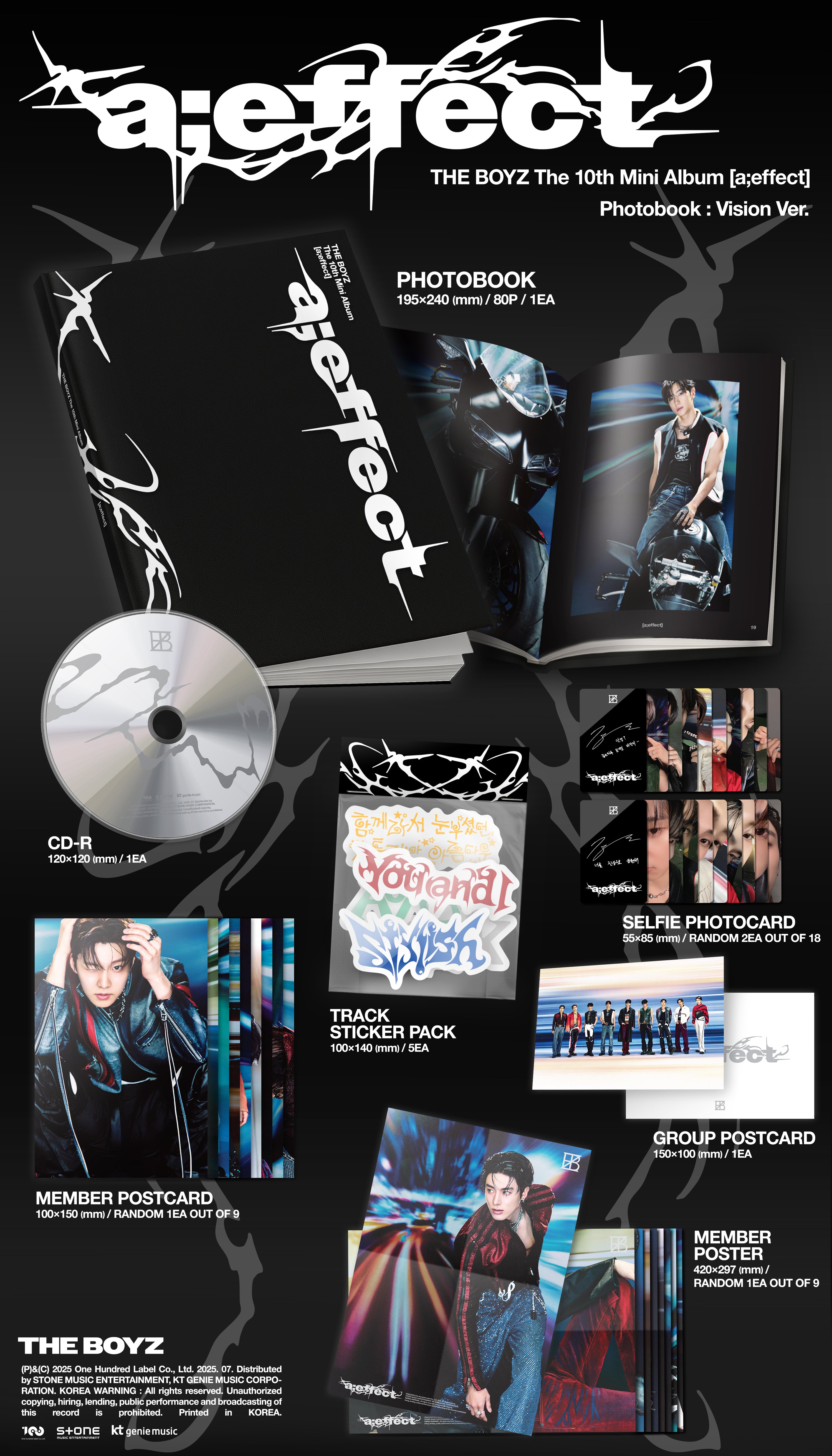 予約販売] THE BOYZ The 10th Mini Album [a;effect] (2種セット