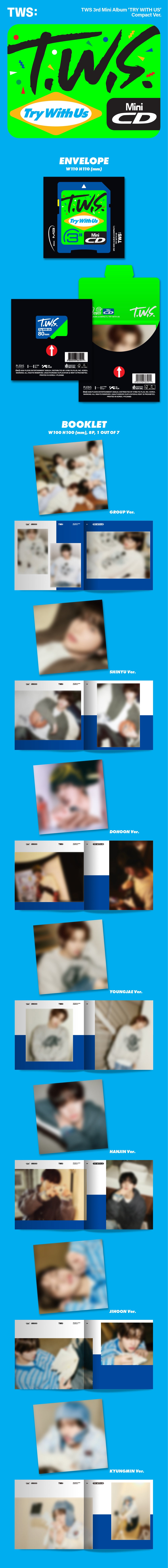 TWS 3rd Mini Album 'TRY WITH US' (Compact Ver.) – Nemoz Shop Japan