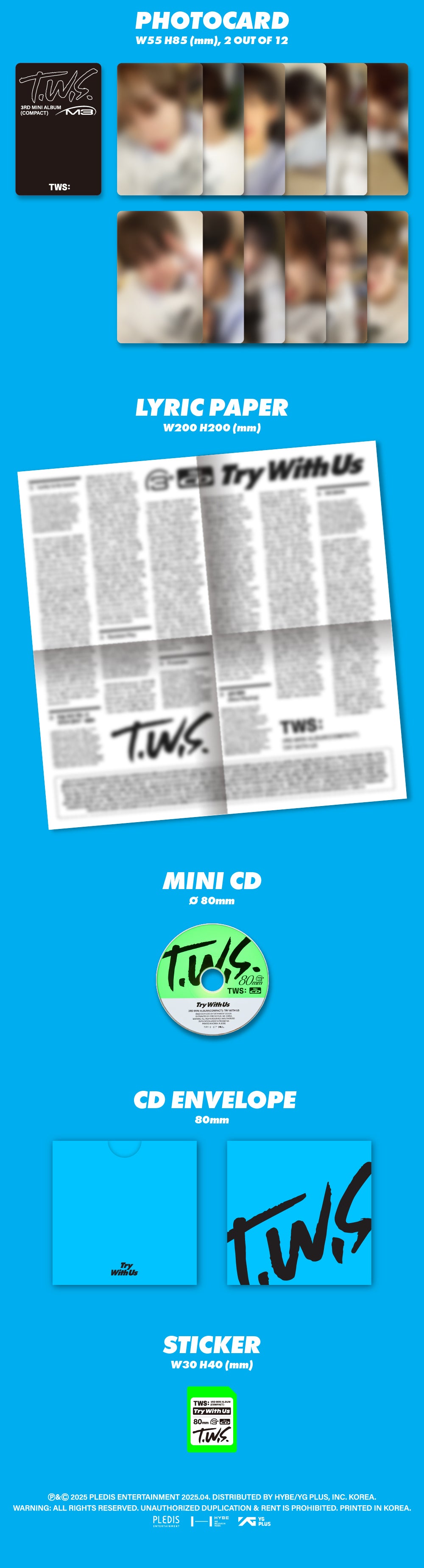 TWS 3rd Mini Album 'TRY WITH US' (Compact Ver.) – Nemoz Shop Japan